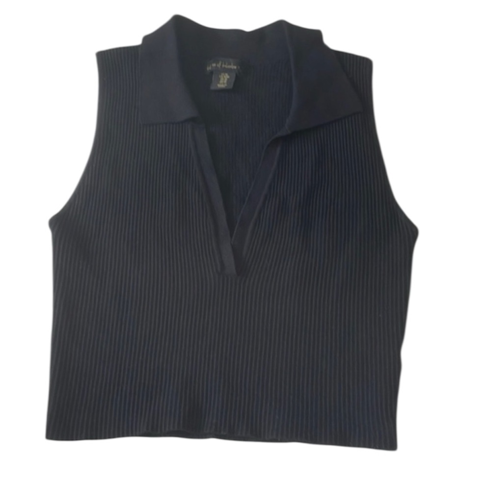 House of Harlow 1960 Black Sleeveless Top